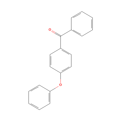 4-PHENOXYBENZOPHENONE (CAS: 6317-73-3) - Chemical Structure and Molecular Formula 