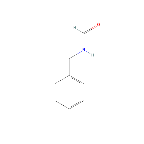 N-BENZYLFORMAMIDE (CAS: 6343-54-0) - Chemical Structure and Molecular Formula 
