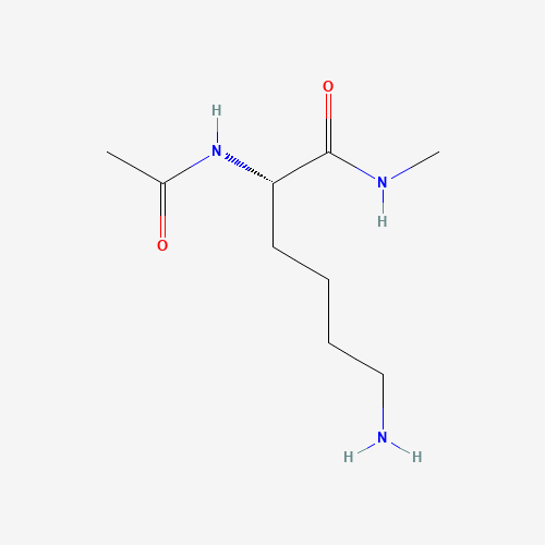 AC-LYS-NHME (CAS: 6367-10-8) - Chemical Structure and Molecular Formula 