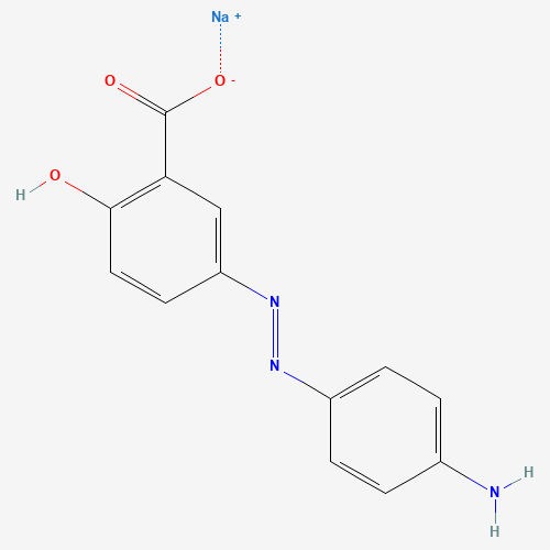 Mordant Yellow 12 (CAS: 6470-98-0) - Chemical Structure and Molecular Formula 