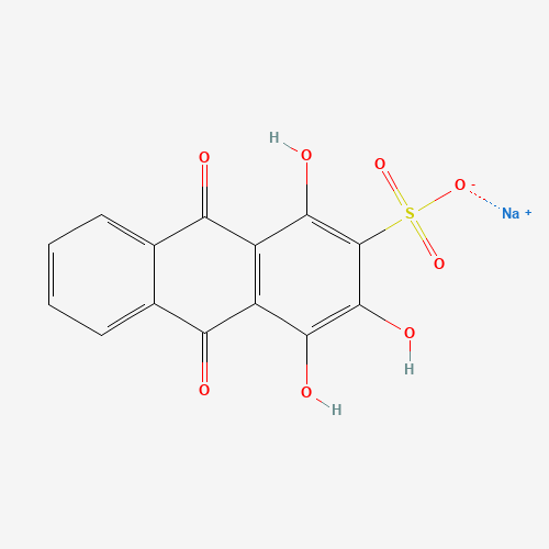 PURPURIN SULFONATE (CAS: 6486-90-4) - Chemical Structure and Molecular Formula 