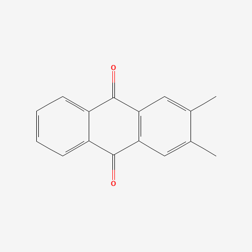 2,3-DIMETHYLANTHRAQUINONE (CAS: 6531-35-7) - Chemical Structure and Molecular Formula 