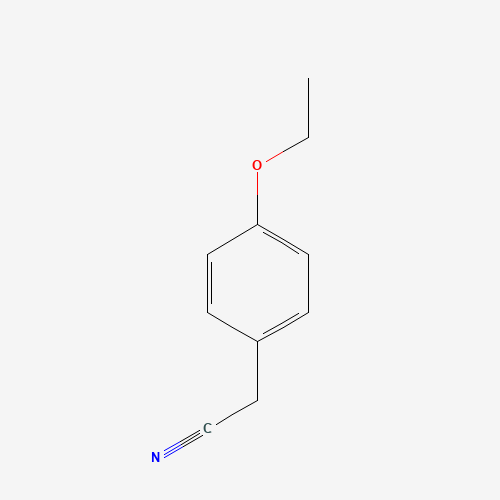 4-ETHOXYPHENYLACETONITRILE (CAS: 6775-77-5) - Chemical Structure and Molecular Formula 