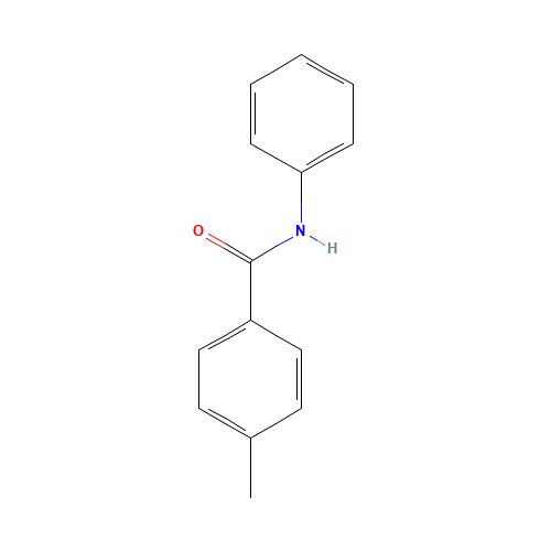 4-METHYLBENZANILIDE (CAS: 6833-18-7) - Chemical Structure and Molecular Formula 