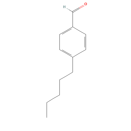 4-N-PENTYLBENZALDEHYDE (CAS: 6853-57-2) - Chemical Structure and Molecular Formula 
