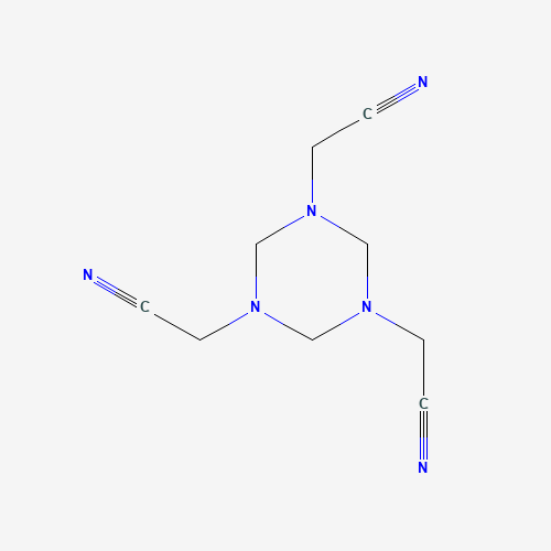 N-METHYLENEGLYCINONITRILE TRIMER (CAS: 6865-92-5) - Chemical Structure and Molecular Formula 