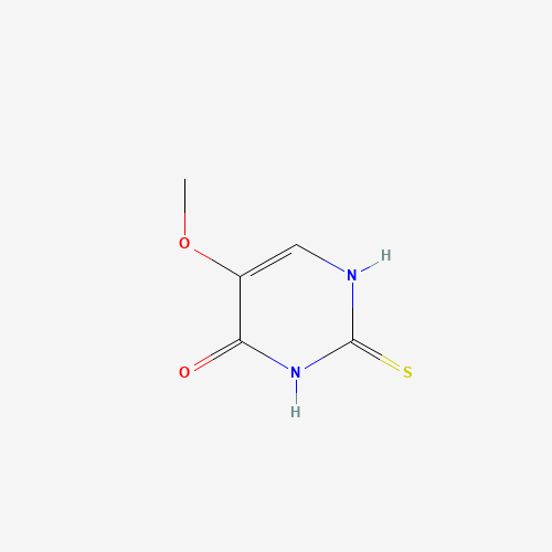 5-METHOXY-2-SULFANYL-4-PYRIMIDINOL (CAS: 6939-11-3) - Chemical Structure and Molecular Formula 