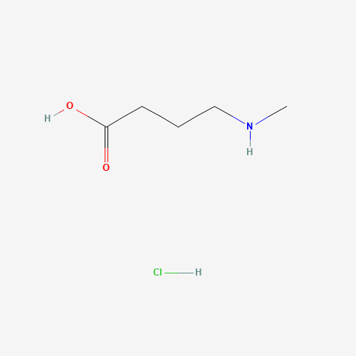 4-(METHYLAMINO)BUTYRIC ACID HYDROCHLORIDE (CAS: 6976-17-6) - Chemical Structure and Molecular Formula 