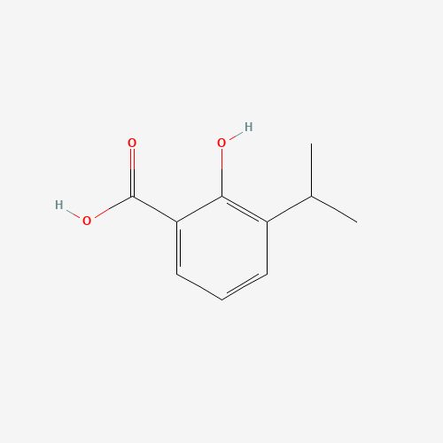 2-HYDROXY-3-ISOPROPYLBENZOIC ACID (CAS: 7053-88-5) - Chemical Structure and Molecular Formula 