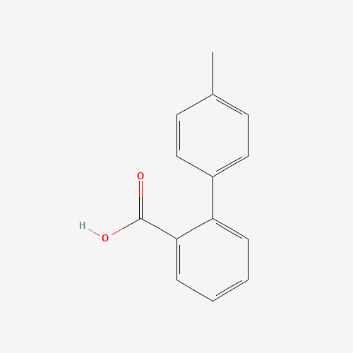 4'-Methylbiphenyl-2-carboxylic acid (CAS: 7148-03-0) - Chemical Structure and Molecular Formula 