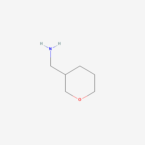 (TETRAHYDRO-2H-PYRAN-3-YL)METHANAMINE HYDROCHLORIDE (CAS: 7179-99-9) - Chemical Structure and Molecular Formula 
