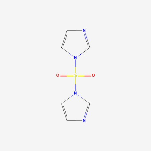 1,1'-Sulfonyldiimidazole (CAS: 7189-69-7) - Chemical Structure and Molecular Formula 