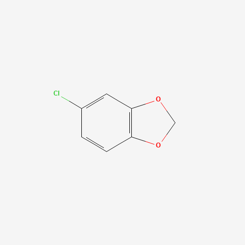 5-CHLORO-1,3-BENZODIOXOLE (CAS: 7228-38-8) - Chemical Structure and Molecular Formula 