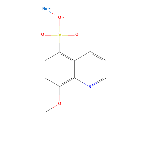 8-ETHOXYQUINOLINE-5-SULFONIC ACID SODIUM SALT (CAS: 7246-07-3) - Chemical Structure and Molecular Formula 