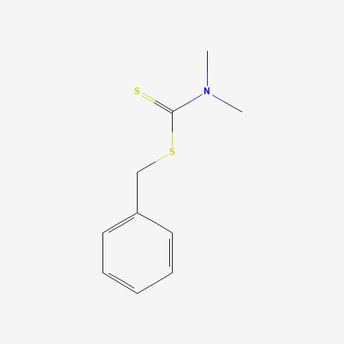 BENZYL N,N-DIMETHYLDITHIOCARBAMATE (CAS: 7250-18-2) - Chemical Structure and Molecular Formula 