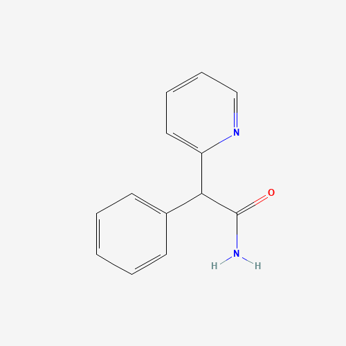 Phenyl-(2-pyridyl)acetamide (CAS: 7251-52-7) - Chemical Structure and Molecular Formula 