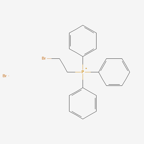 (2-BROMOETHYL)TRIPHENYLPHOSPHONIUM BROMIDE (CAS: 7301-93-1) - Chemical Structure and Molecular Formula 