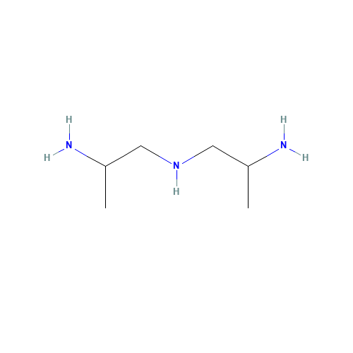 BIS(2-AMINOPROPYL)AMINE (CAS: 7356-00-5) - Chemical Structure and Molecular Formula 