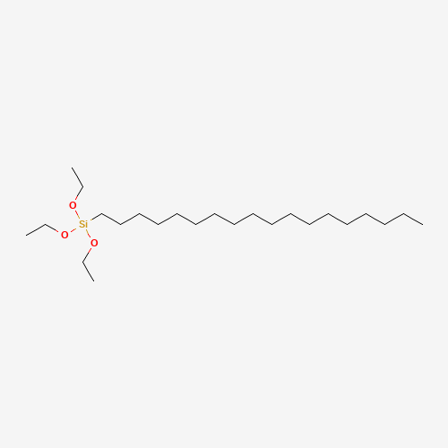 N-OCTADECYLTRIETHOXYSILANE (CAS: 7399-00-0) - Chemical Structure and Molecular Formula 