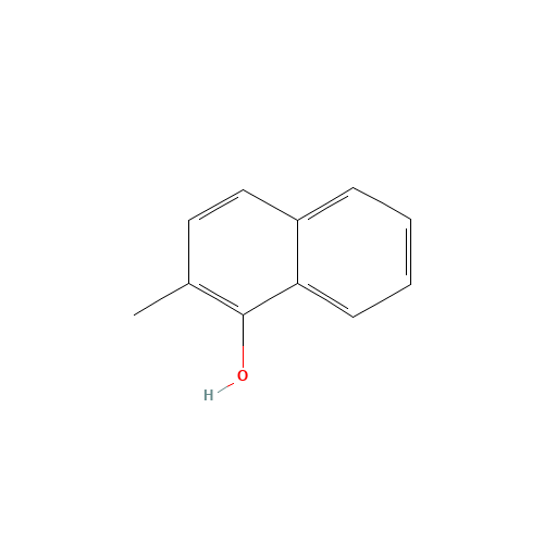2-METHYL-1-NAPHTHOL (CAS: 7469-77-4) - Chemical Structure and Molecular Formula 