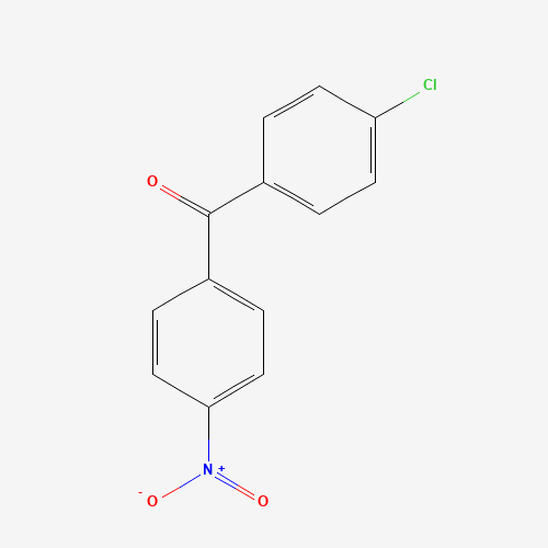 4-CHLORO-4'-NITROBENZOPHENONE (CAS: 7497-60-1) - Chemical Structure and Molecular Formula 