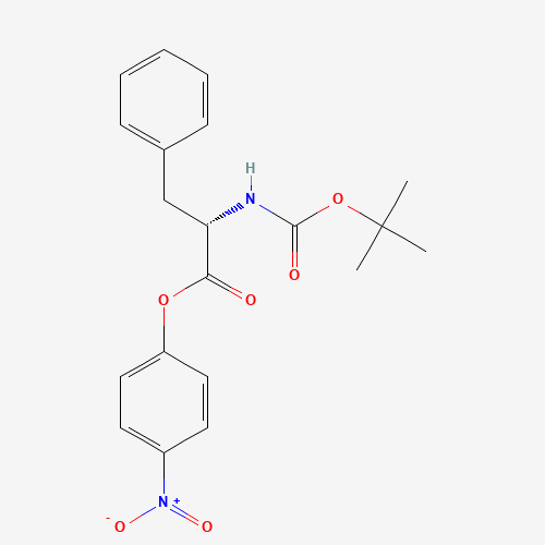 BOC-PHE-ONP (CAS: 7535-56-0) - Chemical Structure and Molecular Formula 