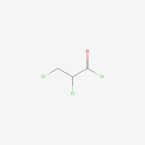 2,3-DICHLOROPROPIONYL CHLORIDE (CAS: 7623-13-4) - Chemical Structure and Molecular Formula 