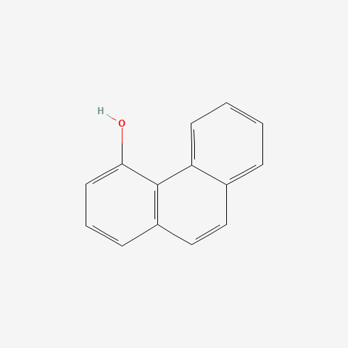 4-HYDROXY-PHENANTHRENE (CAS: 7651-86-7) - Chemical Structure and Molecular Formula 