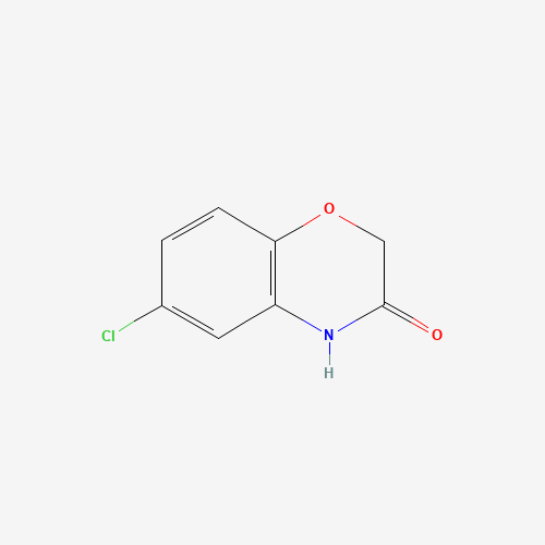 6-CHLORO-2H-1,4-BENZOXAZIN-3(4H)-ONE (CAS: 7652-29-1) - Chemical Structure and Molecular Formula 