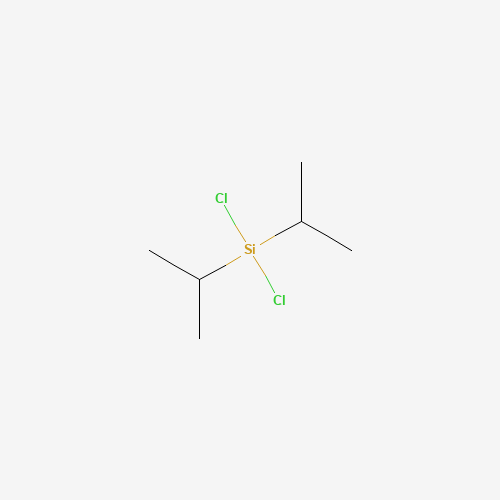 DIISOPROPYLDICHLOROSILANE (CAS: 7751-38-4) - Chemical Structure and Molecular Formula 