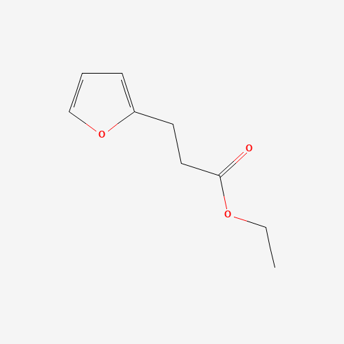 ETHYL 3-(2-FURYL)PROPIONATE (CAS: 10031-90-0) - Chemical Structure and Molecular Formula 