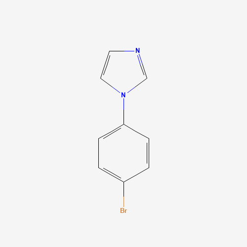 1-(4-BROMOPHENYL)IMIDAZOLE (CAS: 10040-96-7) - Chemical Structure and Molecular Formula 