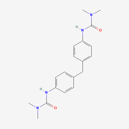 4,4'-METHYLENE BIS PHENYLDIMETHYL UREA (CAS: 10097-09-3) - Chemical Structure and Molecular Formula 