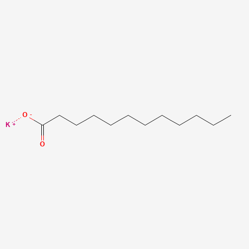 POTASSIUM LAURATE (CAS: 10124-65-9) - Chemical Structure and Molecular Formula 
