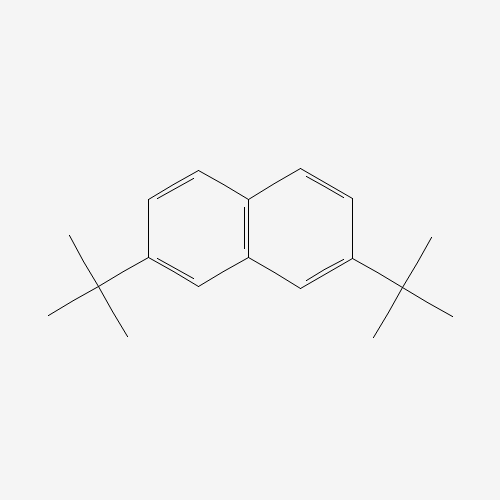 2,7-DI-TERT-BUTYLNAPHTHALENE (CAS: 10275-58-8) - Chemical Structure and Molecular Formula 