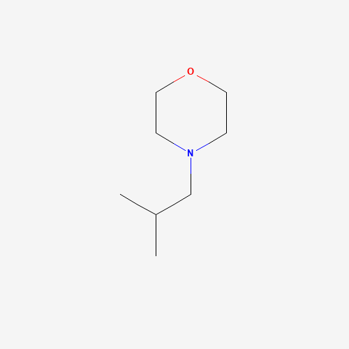N-ISOBUTYLMORPHOLINE (CAS: 10315-98-7) - Chemical Structure and Molecular Formula 