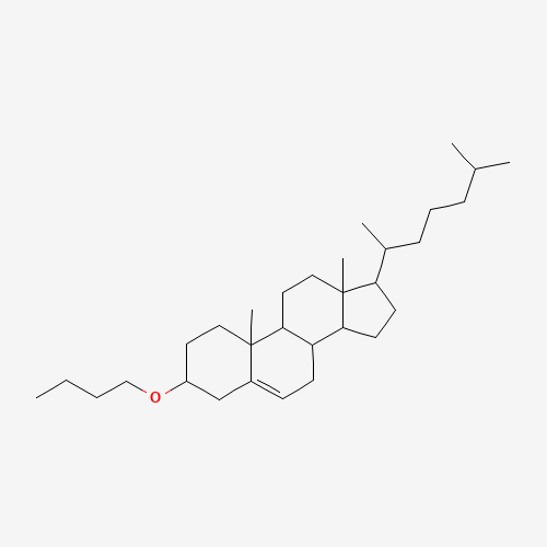 CHOLESTERYL BUTYL ETHER (CAS: 10322-03-9) - Chemical Structure and Molecular Formula 