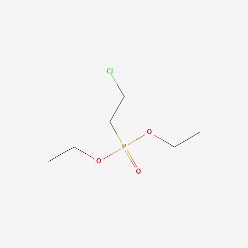 DIETHYL (2-CHLOROETHYL)PHOSPHONATE (CAS: 10419-79-1) - Chemical Structure and Molecular Formula 
