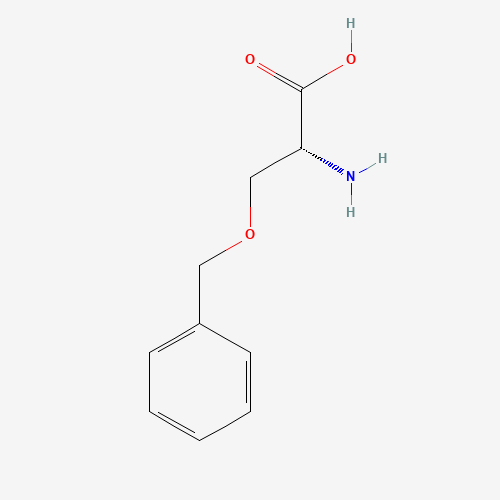 O-BENZYL-D-SERINE (CAS: 10433-52-0) - Chemical Structure and Molecular Formula 