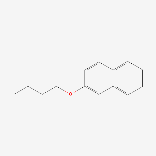 2-BUTOXYNAPHTHALENE (CAS: 10484-56-7) - Chemical Structure and Molecular Formula 