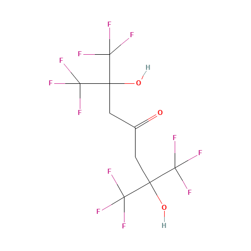 1,1,1,7,7,7-HEXAFLUORO-2,6-DIHYDROXY-2,6-BIS(TRIFLUOROMETHYLHEPTAN-4-ONE) (CAS: 10487-11-3) - Related Chemical Product