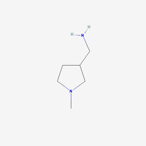 C-(1-METHYL-PYRROLIDIN-3-YL)-METHYLAMINE (CAS: 13005-11-3) - Chemical Structure and Molecular Formula 