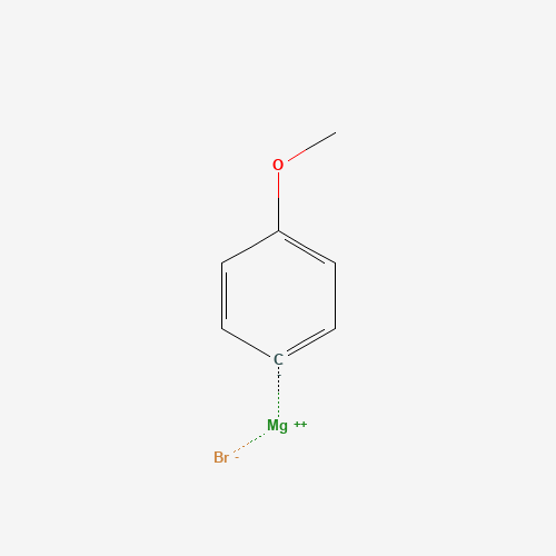 4-Methoxyphenylmagnesium bromide (CAS: 13139-86-1) - Chemical Structure and Molecular Formula 