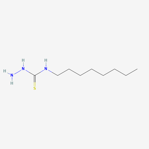 4-OCTYL-3-THIOSEMICARBAZIDE (CAS: 13207-36-8) - Chemical Structure and Molecular Formula 