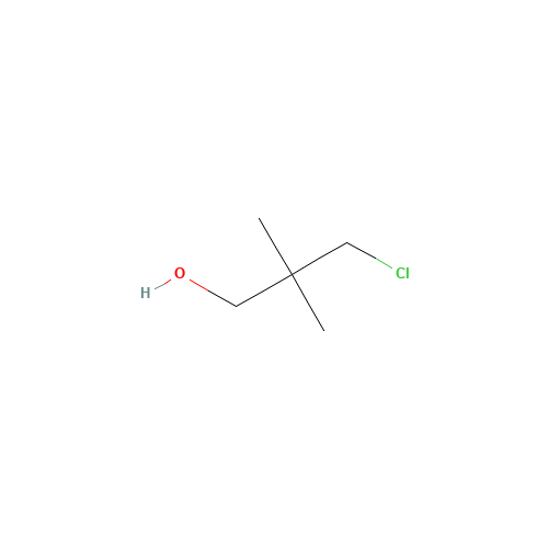 3-Chloro-2,2-dimethyl-1-propanol (CAS: 13401-56-4) - Chemical Structure and Molecular Formula 