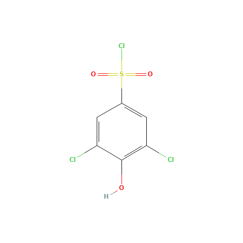 3,5-DICHLORO-4-HYDROXYBENZENESULFONYL CHLORIDE (CAS: 13432-81-0) - Related Chemical Product