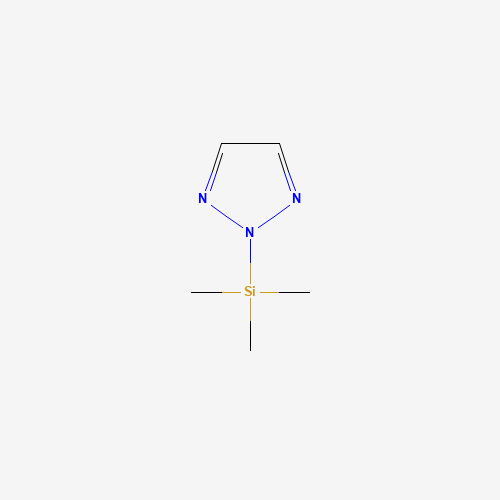 2-TRIMETHYLSILYL-1,2,3-TRIAZOLE (CAS: 13518-80-4) - Chemical Structure and Molecular Formula 