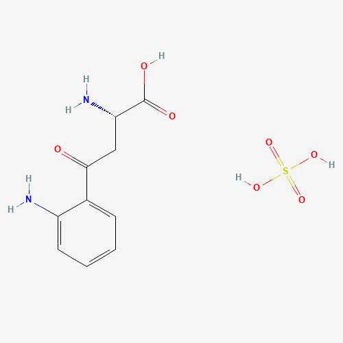 L-KYNURENINE SULFATE (CAS: 13535-93-8) - Chemical Structure and Molecular Formula 