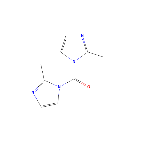 1,1'-CARBONYLBIS(2-METHYLIMIDAZOLE) (CAS: 13551-83-2) - Chemical Structure and Molecular Formula 