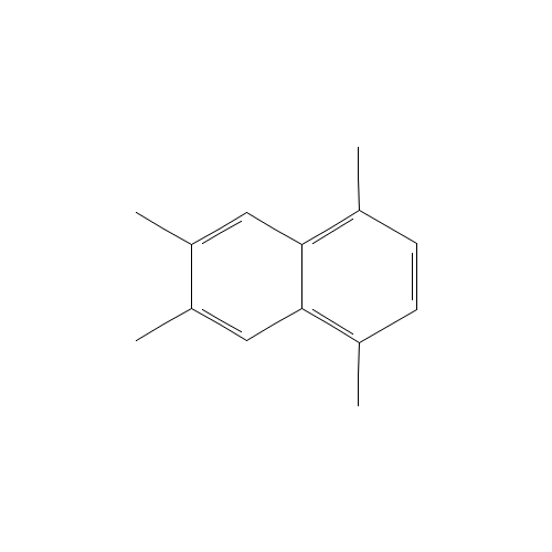1,4,6,7-TETRAMETHYLNAPHTHALENE (CAS: 13764-18-6) - Chemical Structure and Molecular Formula 